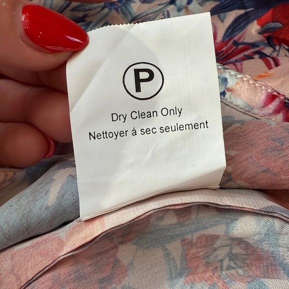 Floral V-Neck Blouse with Bell Sleeves - Picture 7 of 9